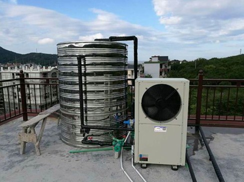 舟山景区度假村约沃空气源热泵安装